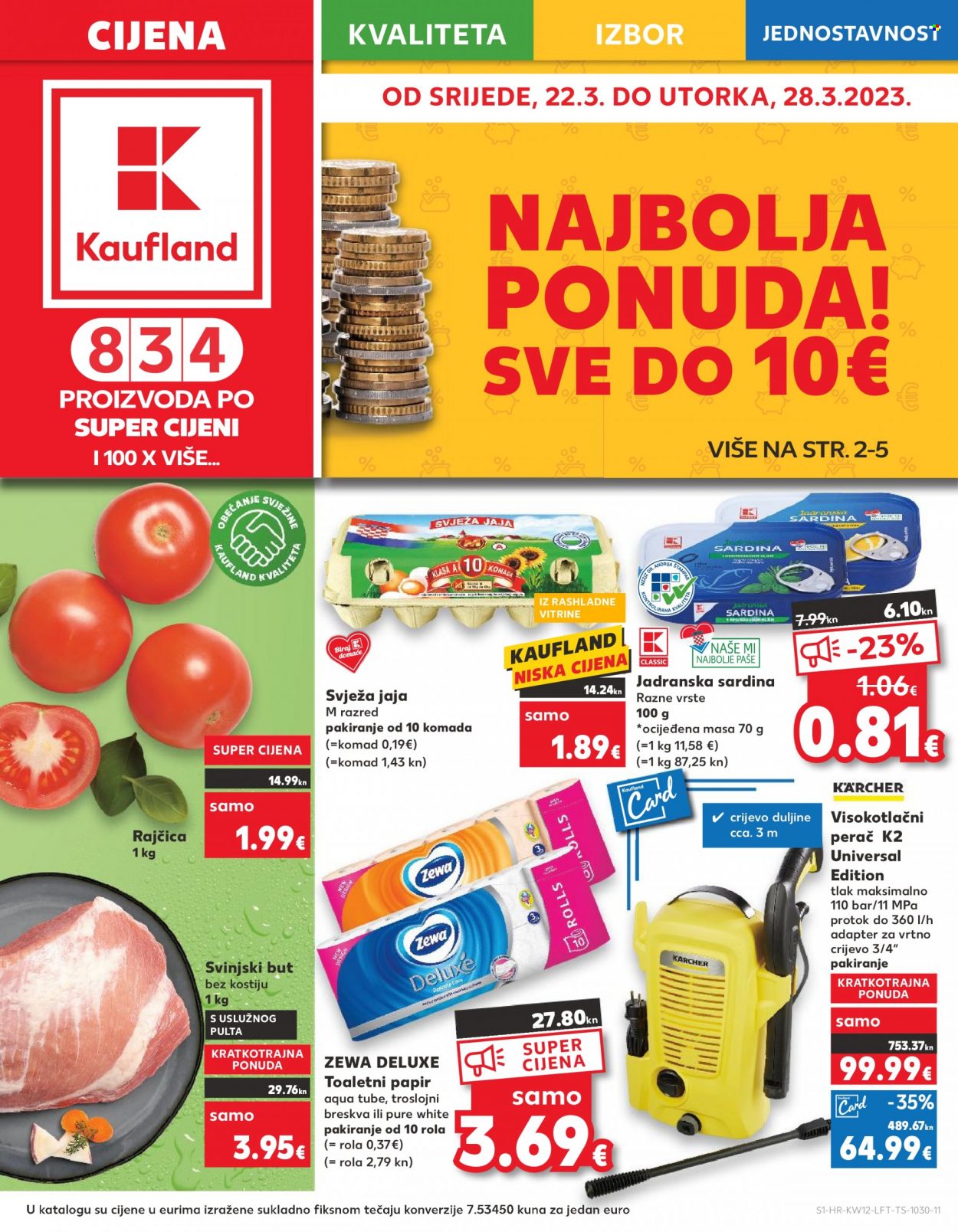 Kaufland katalog - 22.03.2023. - 28.03.2023. Stranica 1