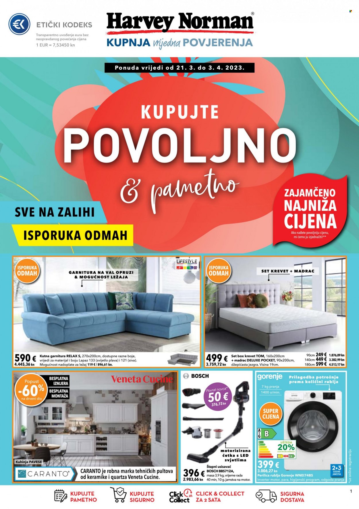 Harvey Norman katalog - 21.03.2023. - 03.04.2023. Stranica 1
