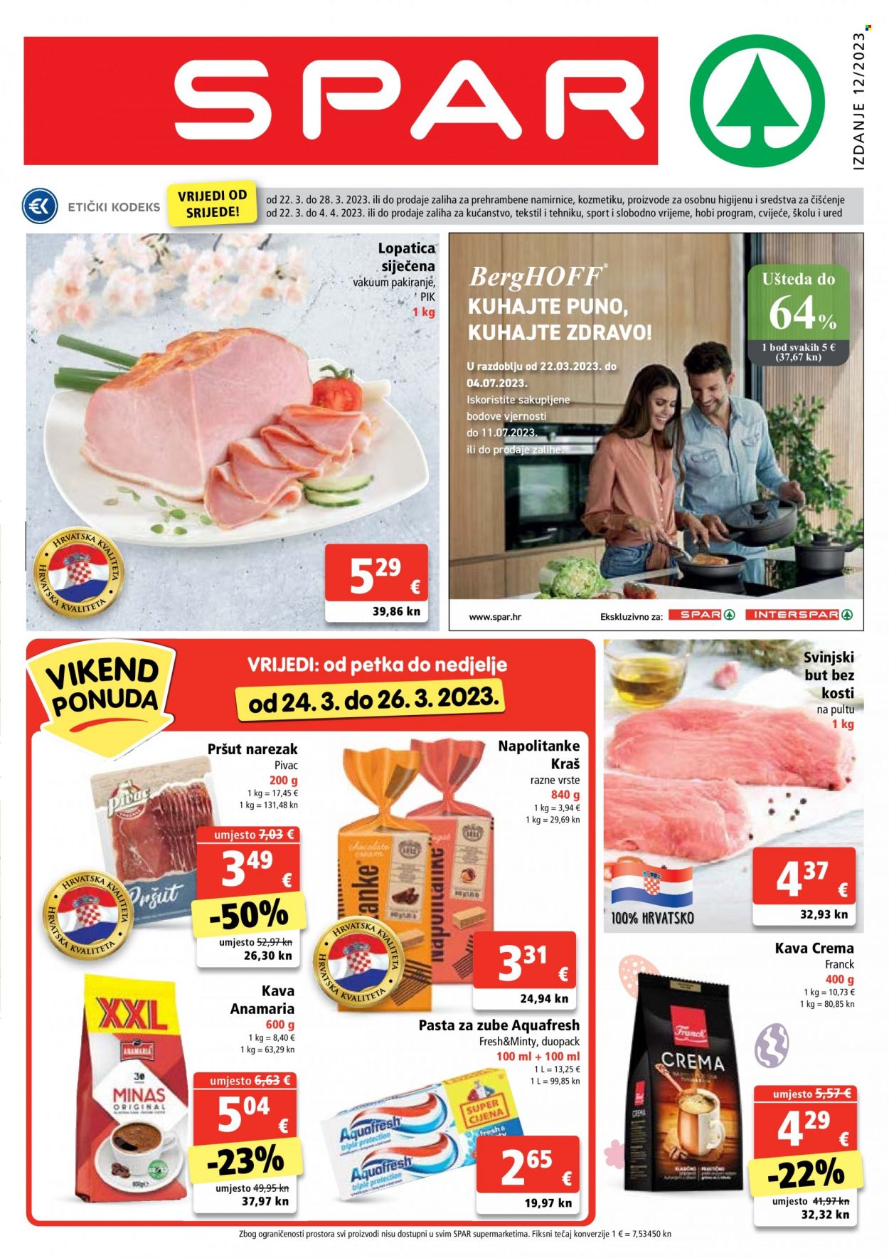 SPAR katalog - 22.03.2023. - 28.03.2023. Stranica 1