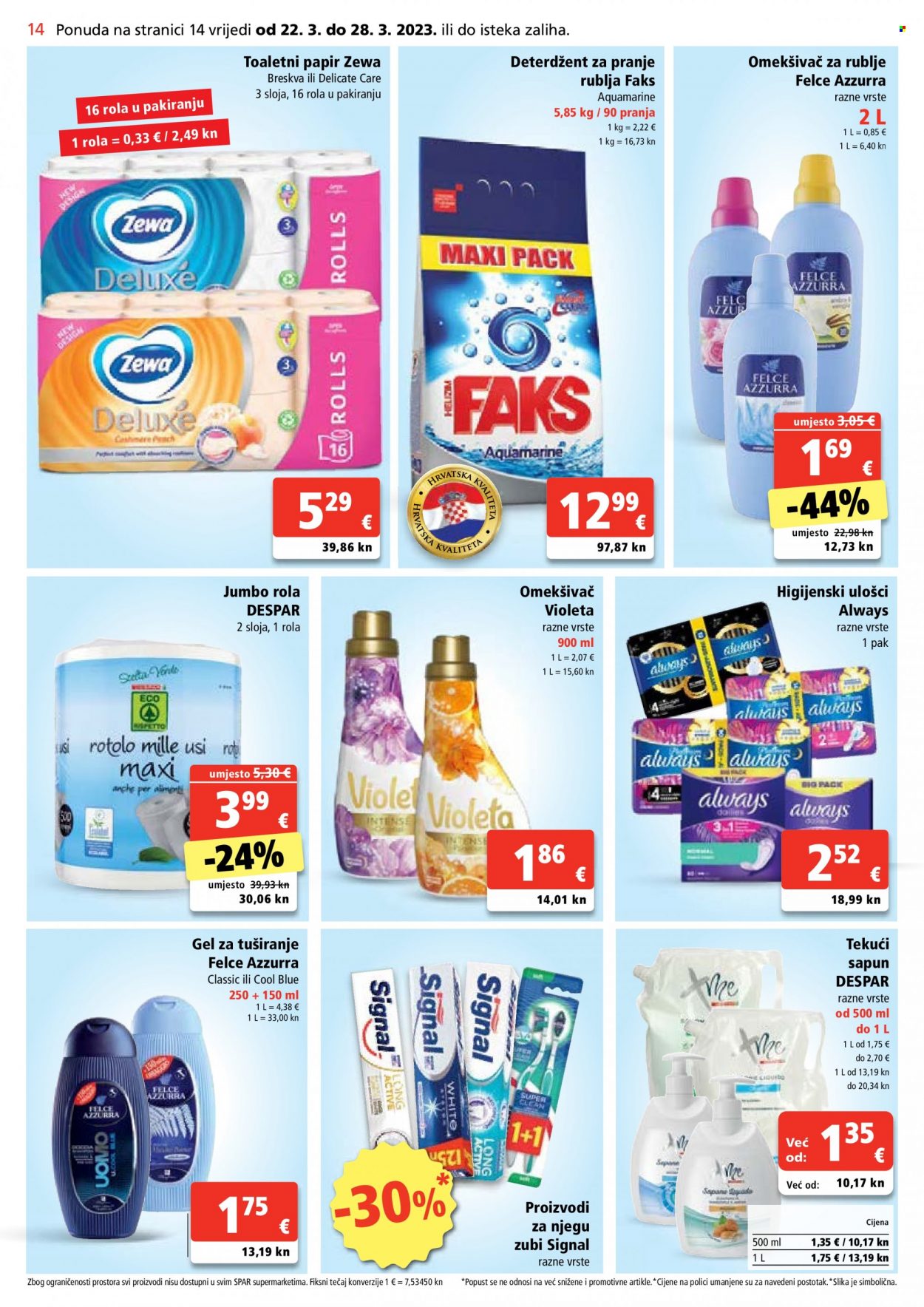 SPAR katalog - 22.03.2023. - 28.03.2023. Stranica 14