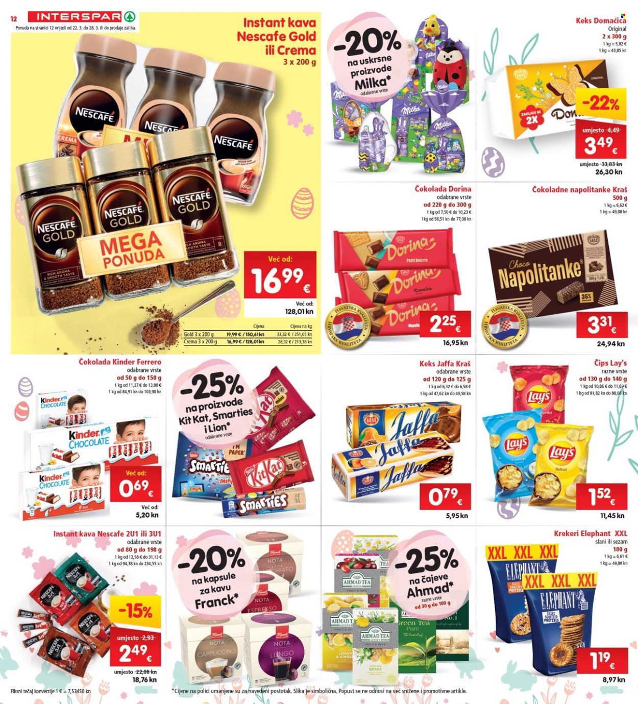 INTERSPAR katalog - 22.03.2023. - 28.03.2023. Stranica 12