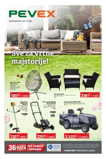 Pevex katalog - 23.03.2023. - 11.04.2023.