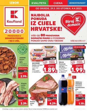 Leták Kaufland - 29.3.2023 - 4.4.2023.