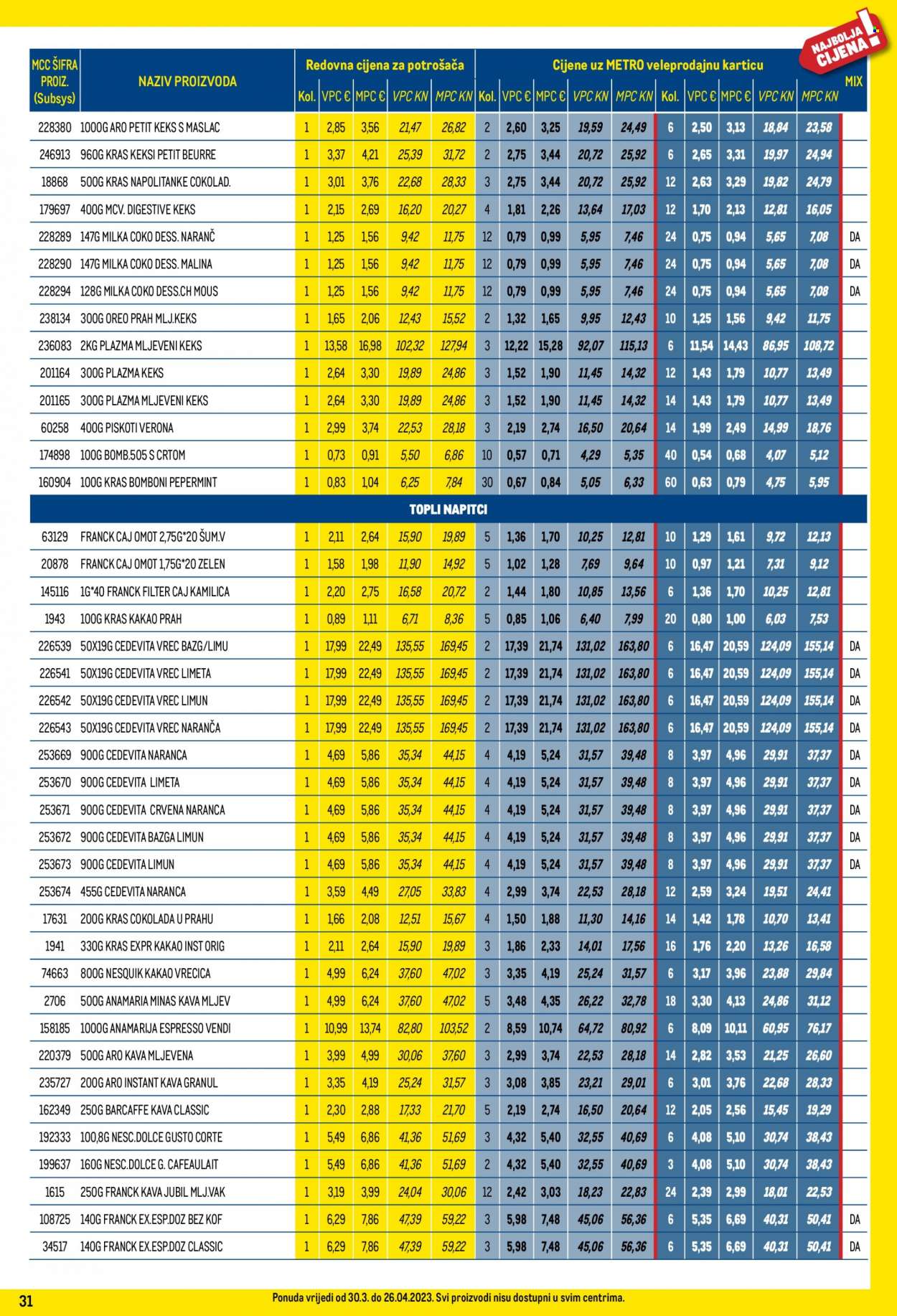 Metro katalog - 30.03.2023. - 26.04.2023. Stranica 31