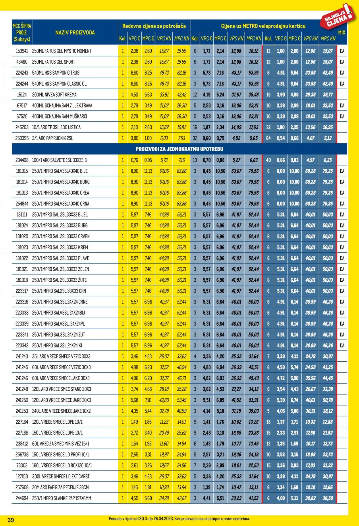 Metro katalog - 30.03.2023. - 26.04.2023. Stranica 39