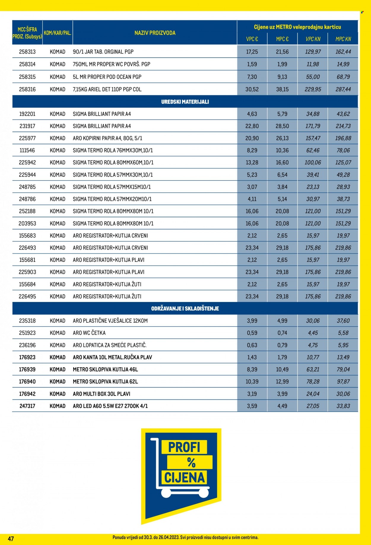 Metro katalog - 30.03.2023. - 26.04.2023. Stranica 47