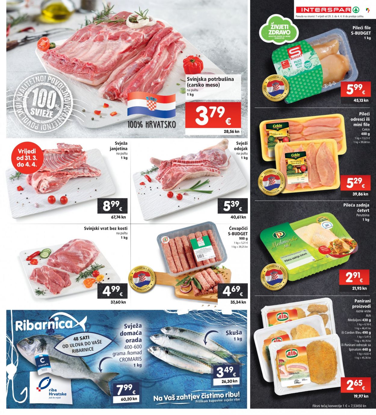 INTERSPAR katalog - 29.03.2023. - 04.04.2023. Stranica 7