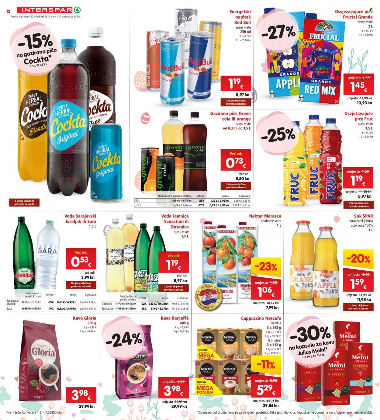INTERSPAR katalog - 29.03.2023. - 04.04.2023. Stranica 12