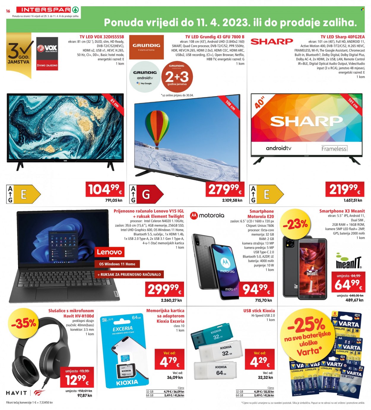 INTERSPAR katalog - 29.03.2023. - 04.04.2023. Stranica 16