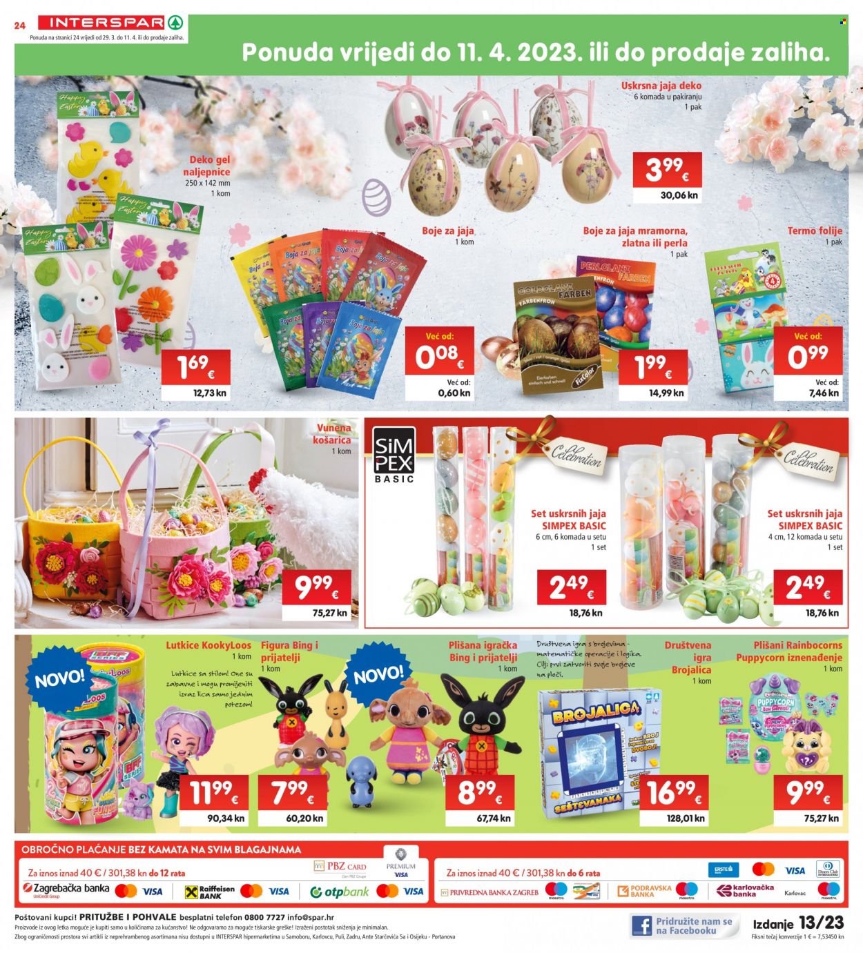INTERSPAR katalog - 29.03.2023. - 04.04.2023. Stranica 24