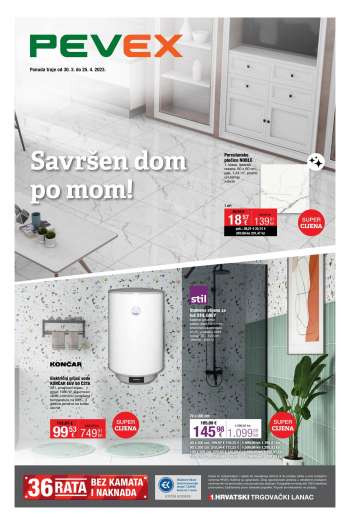 Pevex katalog - 30.03.2023. - 25.04.2023.