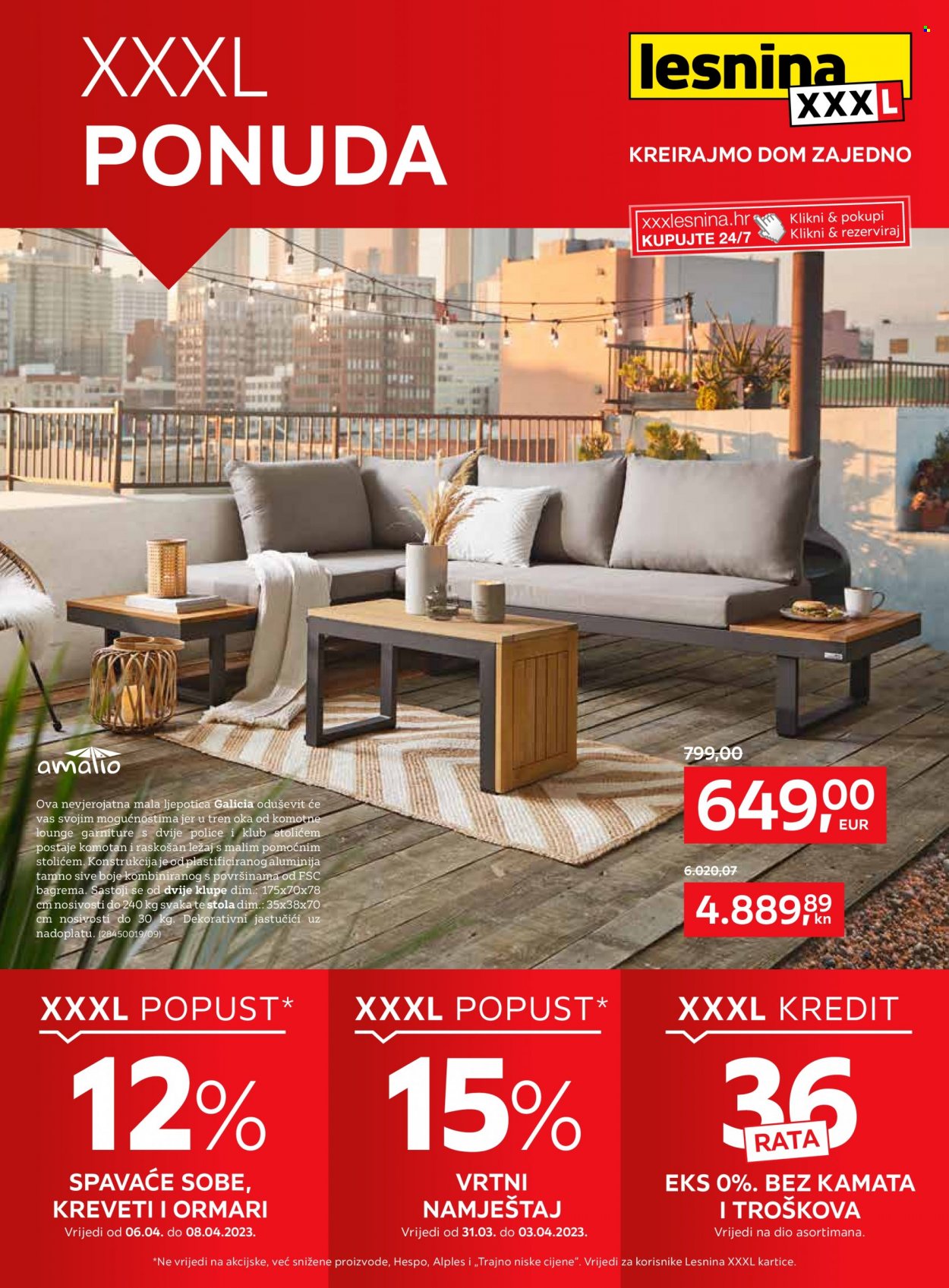 Lesnina katalog - 28.03.2023. - 12.04.2023. Stranica 1