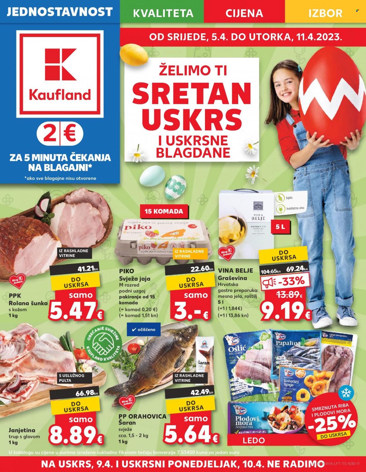 Kaufland katalog - 05.04.2023. - 11.04.2023. Stranica 1