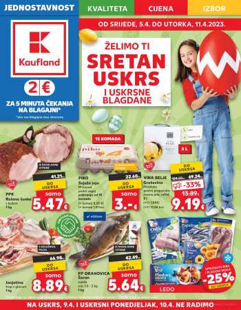 Kaufland katalog - 05.04.2023. - 11.04.2023.