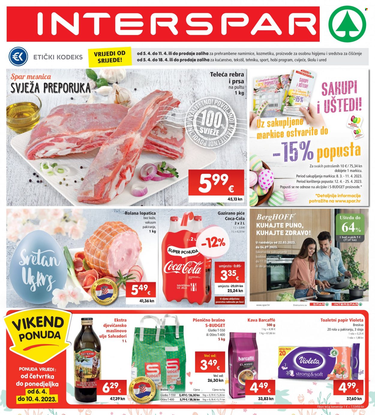 INTERSPAR katalog - 05.04.2023. - 11.04.2023. Stranica 1