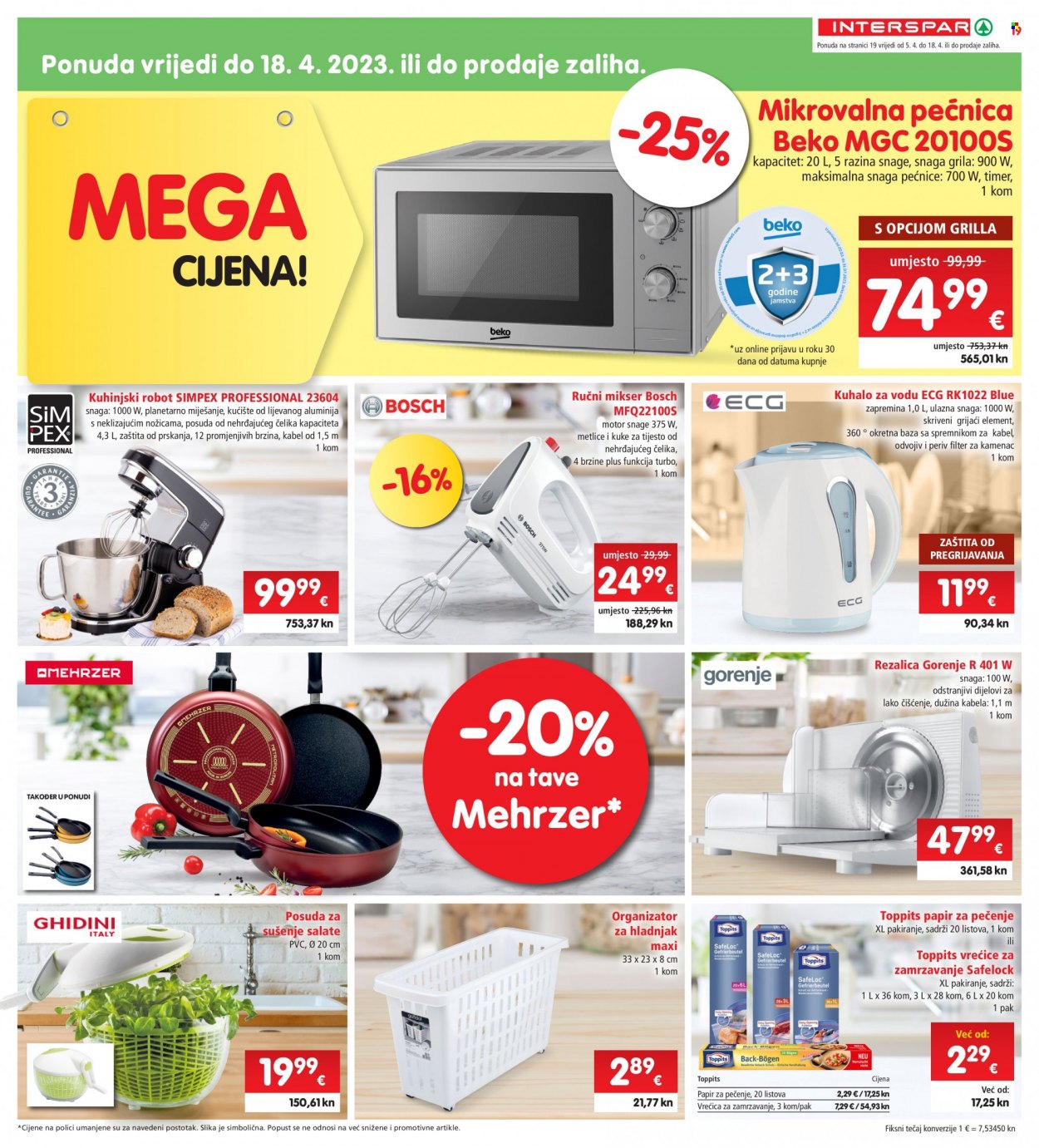 INTERSPAR katalog - 05.04.2023. - 11.04.2023. Stranica 19