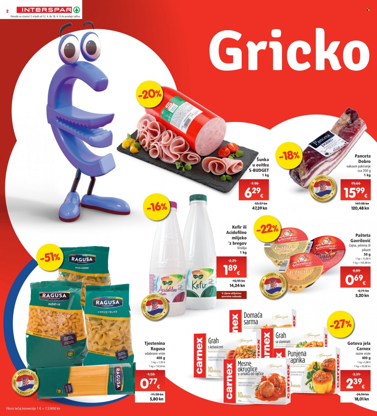 INTERSPAR katalog - 12.04.2023. - 18.04.2023. Stranica 2