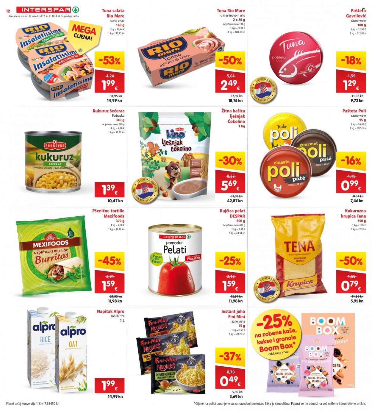 INTERSPAR katalog - 12.04.2023. - 18.04.2023. Stranica 12