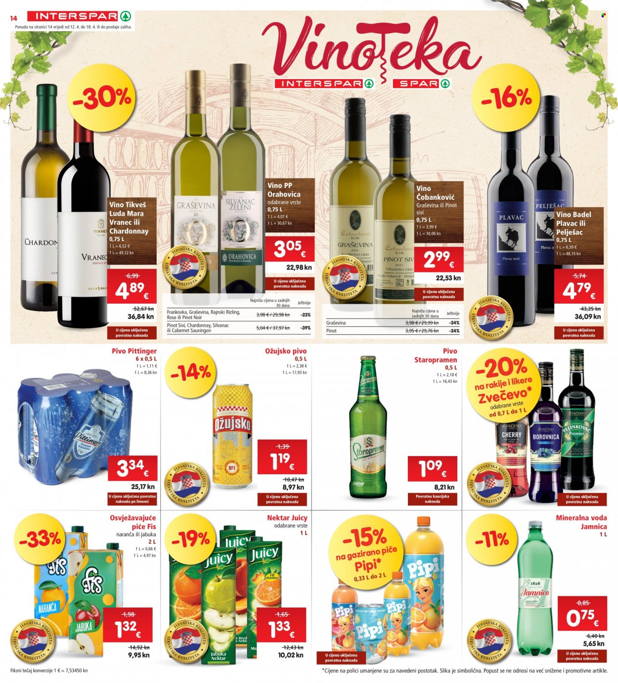 INTERSPAR katalog - 12.04.2023. - 18.04.2023. Stranica 14