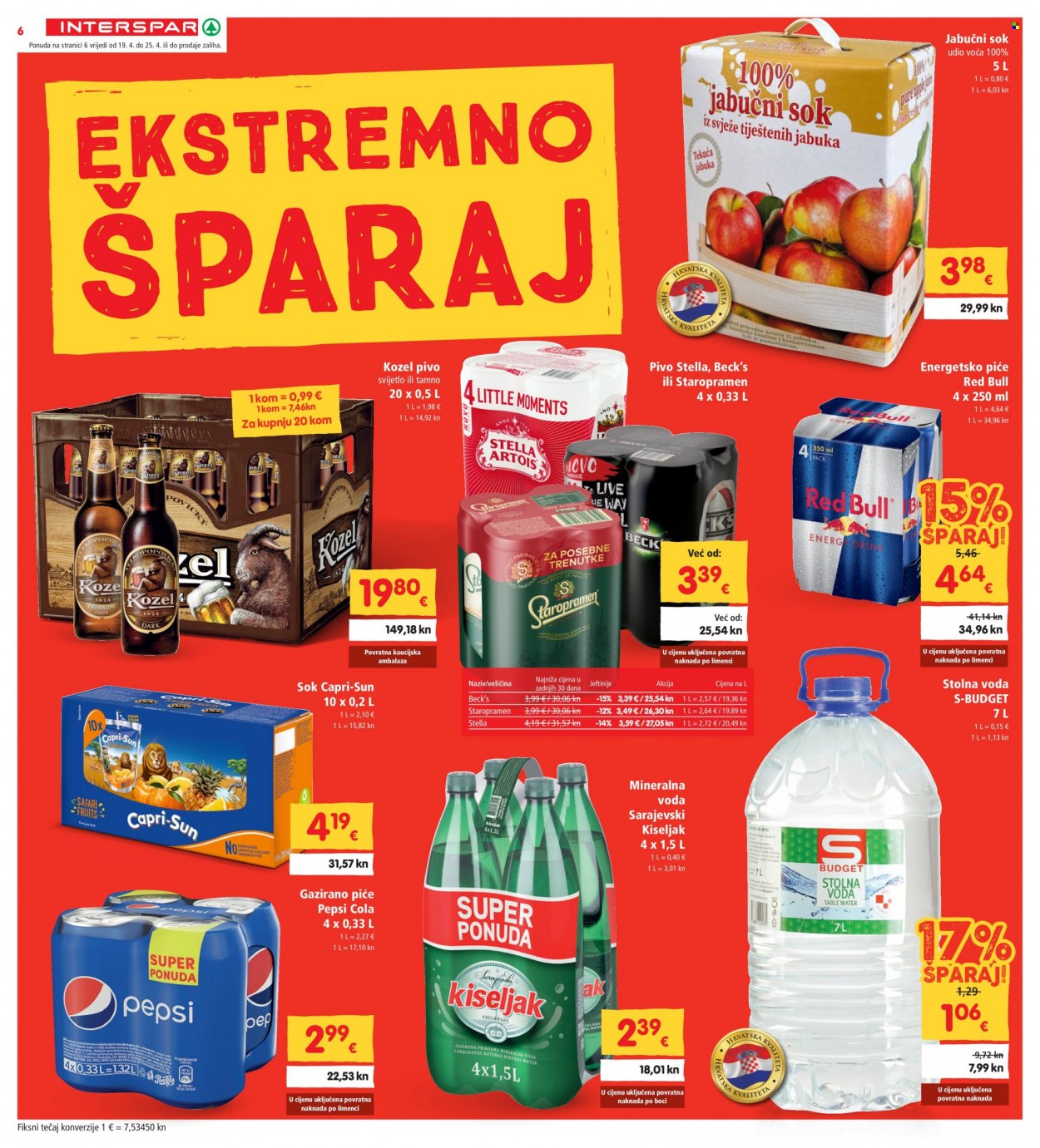INTERSPAR katalog - 19.04.2023. - 25.04.2023. Stranica 6