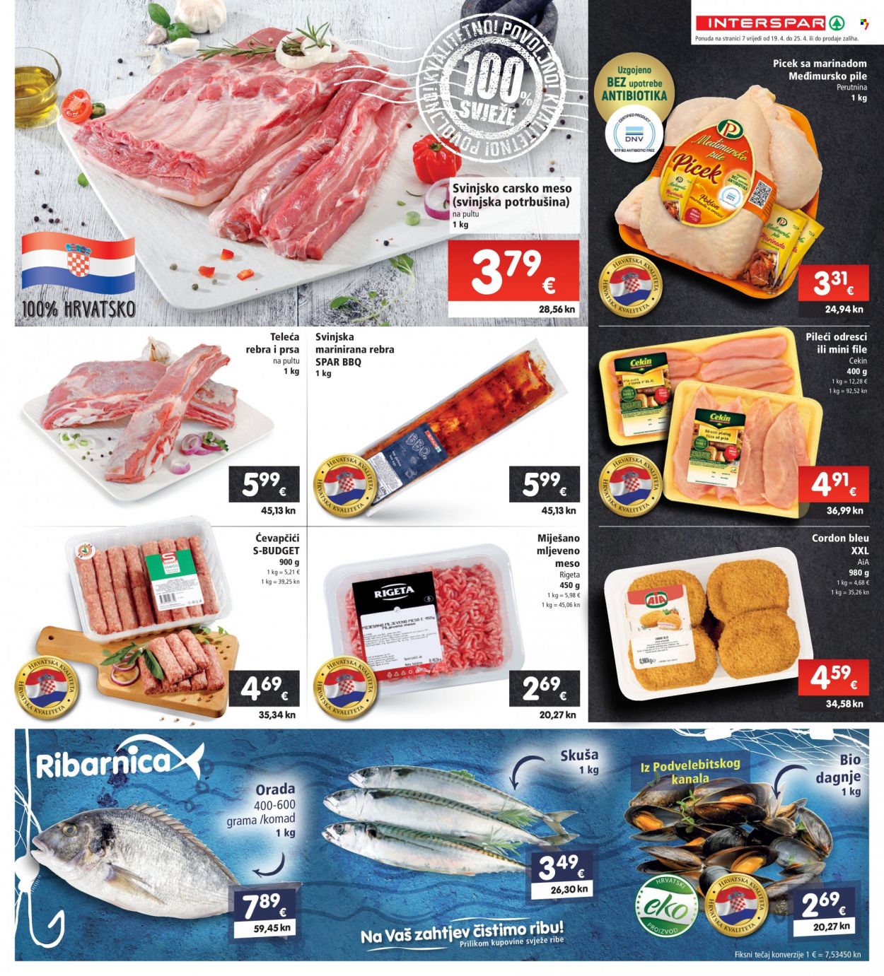 INTERSPAR katalog - 19.04.2023. - 25.04.2023. Stranica 7