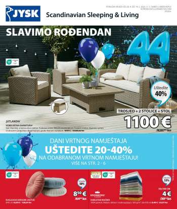 JYSK katalog - 20.04.2023. - 14.05.2023.