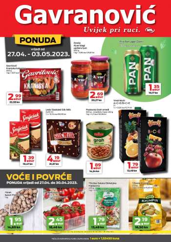 Gavranović katalog - 27.04.2023. - 03.05.2023.