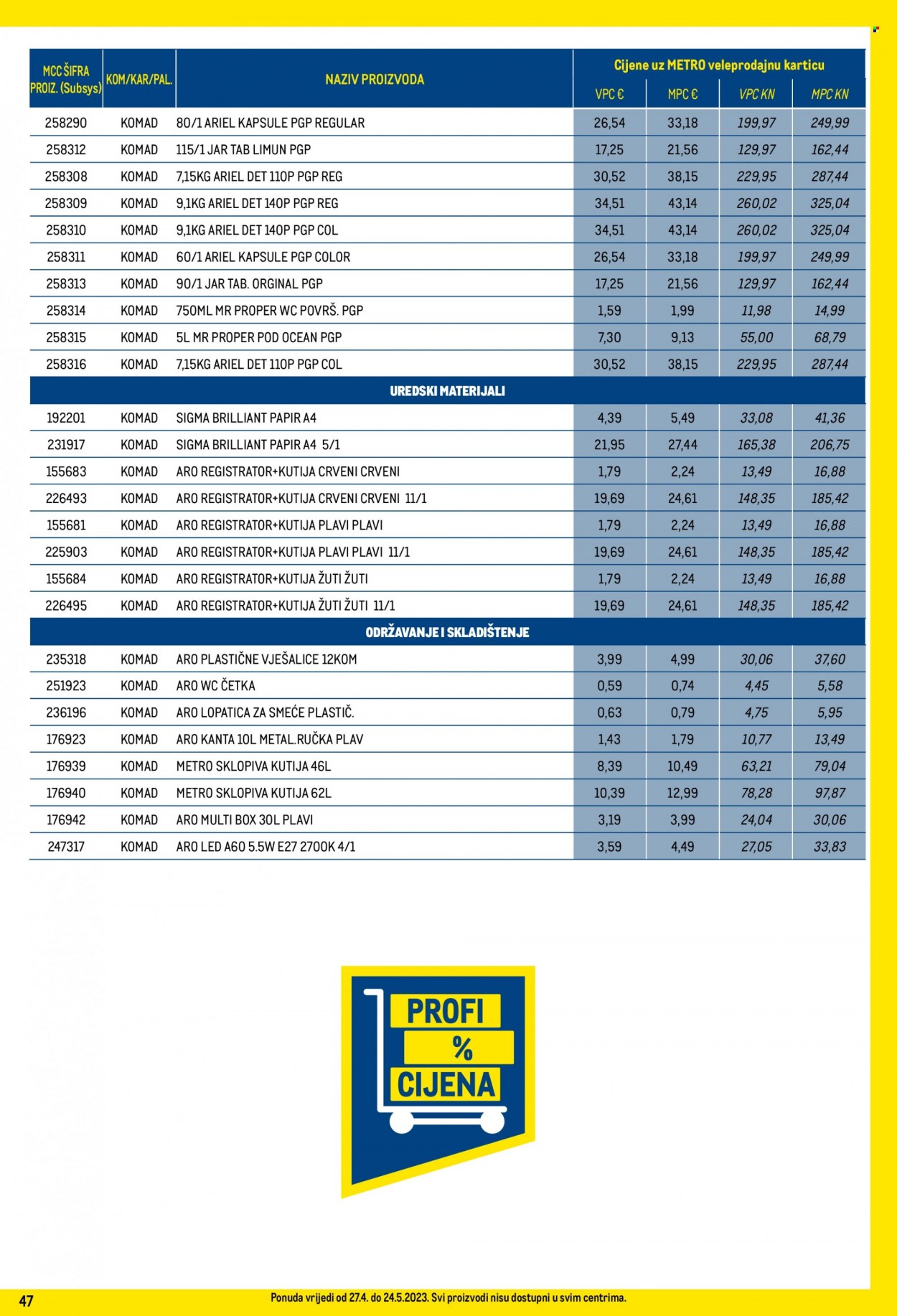 Metro katalog - 27.04.2023. - 24.05.2023. Stranica 47