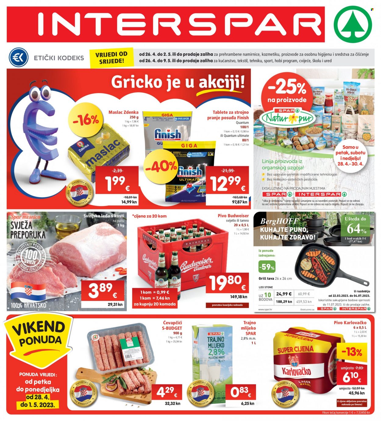 INTERSPAR katalog - 26.04.2023. - 02.05.2023. Stranica 1