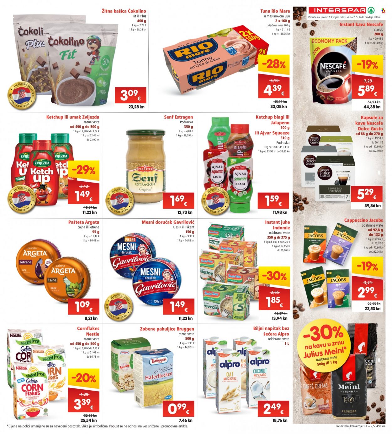 INTERSPAR katalog - 26.04.2023. - 02.05.2023. Stranica 13