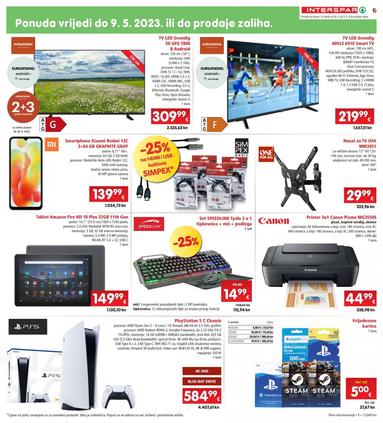 INTERSPAR katalog - 26.04.2023. - 02.05.2023. Stranica 19