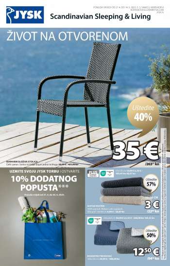 JYSK katalog - 27.04.2023. - 14.05.2023.