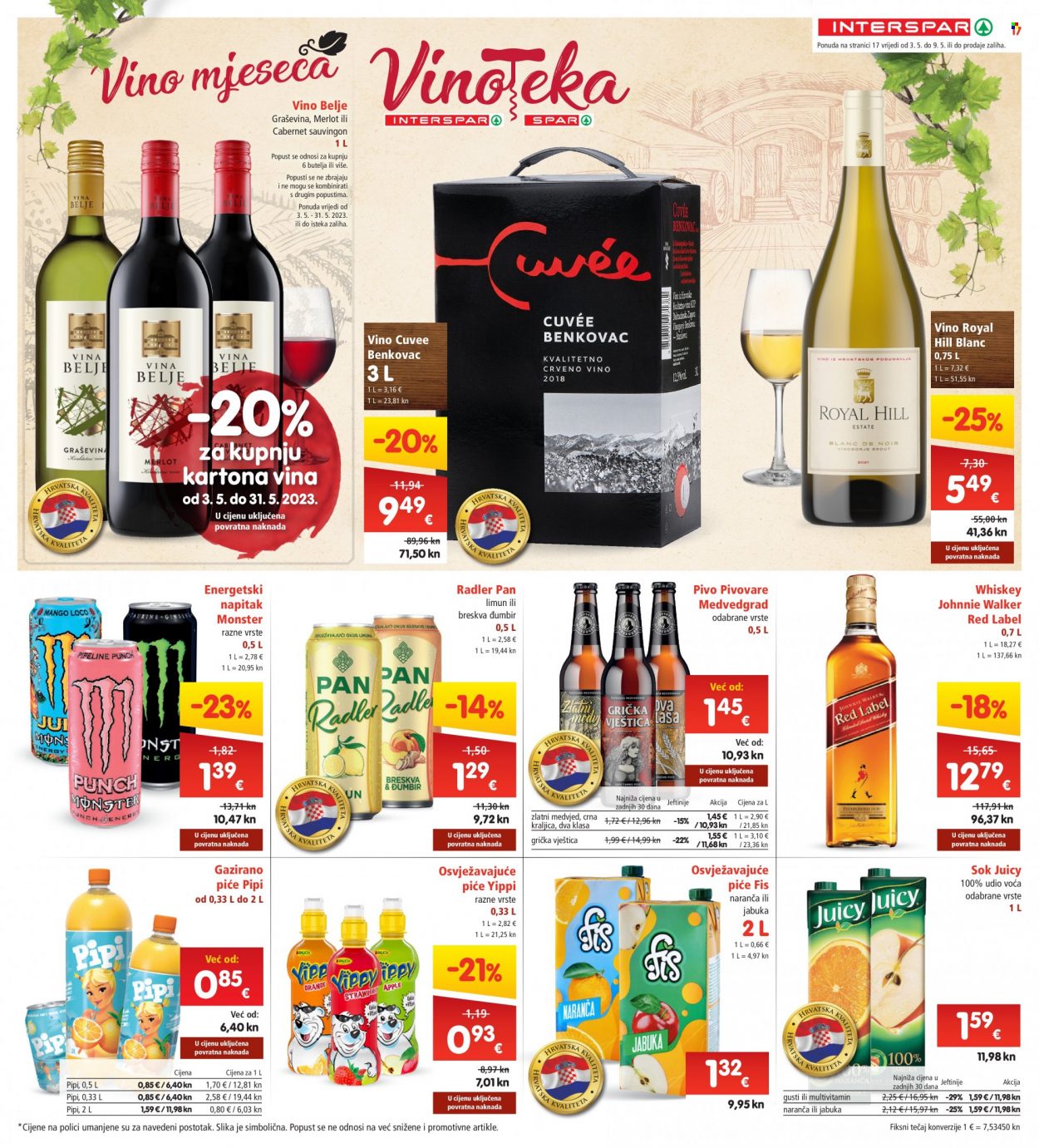 INTERSPAR katalog - 03.05.2023. - 09.05.2023. Stranica 17