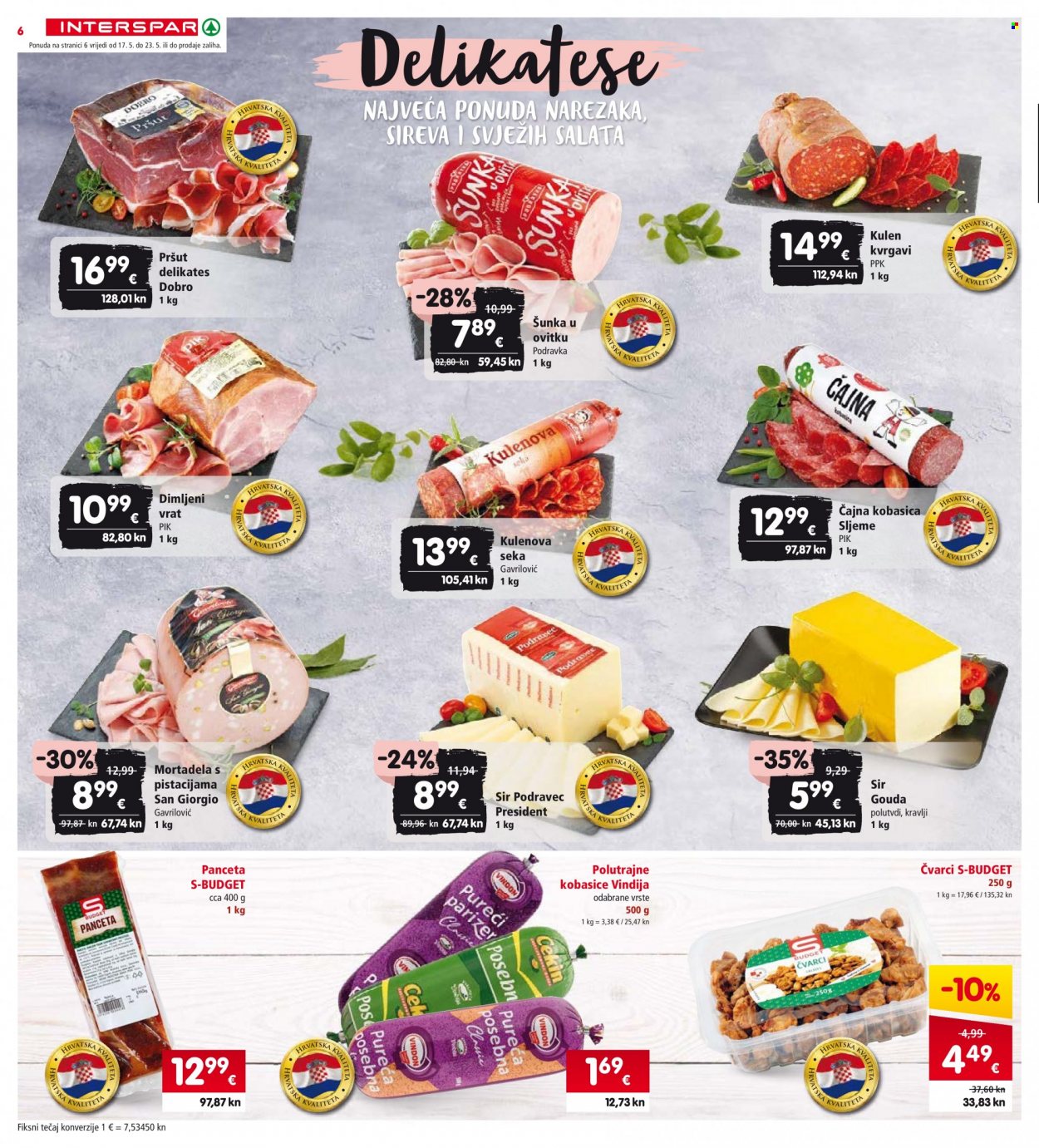 INTERSPAR katalog - 17.05.2023. - 23.05.2023. Stranica 6