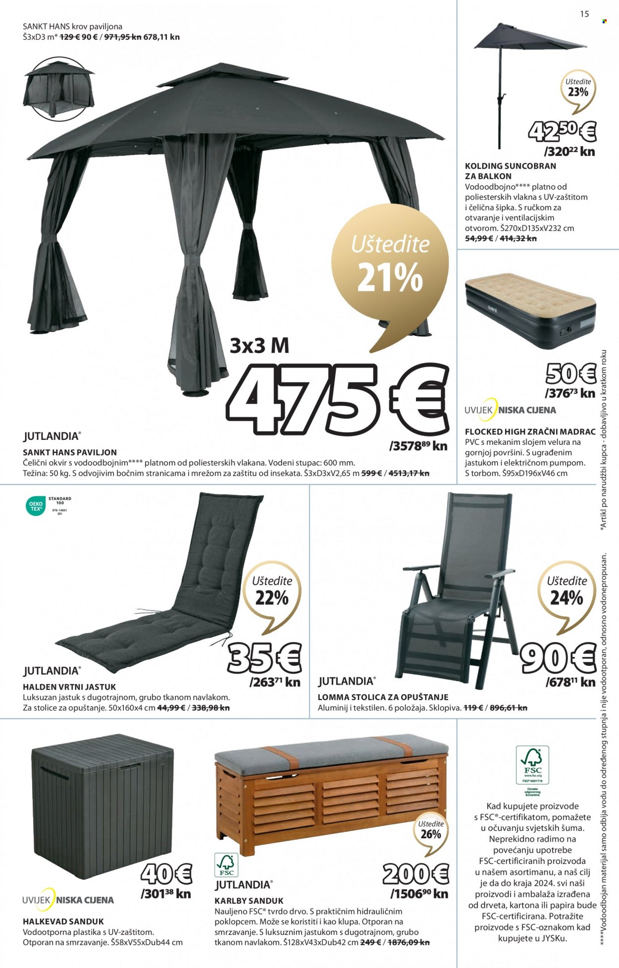 JYSK katalog - 18.05.2023. - 18.06.2023. Stranica 15