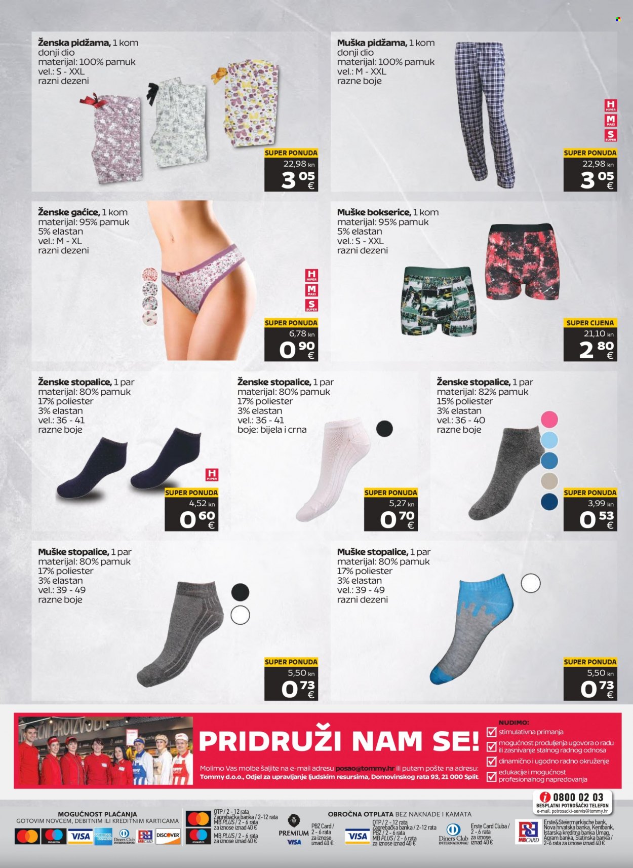 thumbnail - Tommy katalog - 01.06.2023. - 07.06.2023. - Sniženi proizvodi - pidžama, ženska pidžama, muška pidžama, donje rublje, gaćice, bokserice, čarape, ženske čarape, muške čarape. Stranica 24.