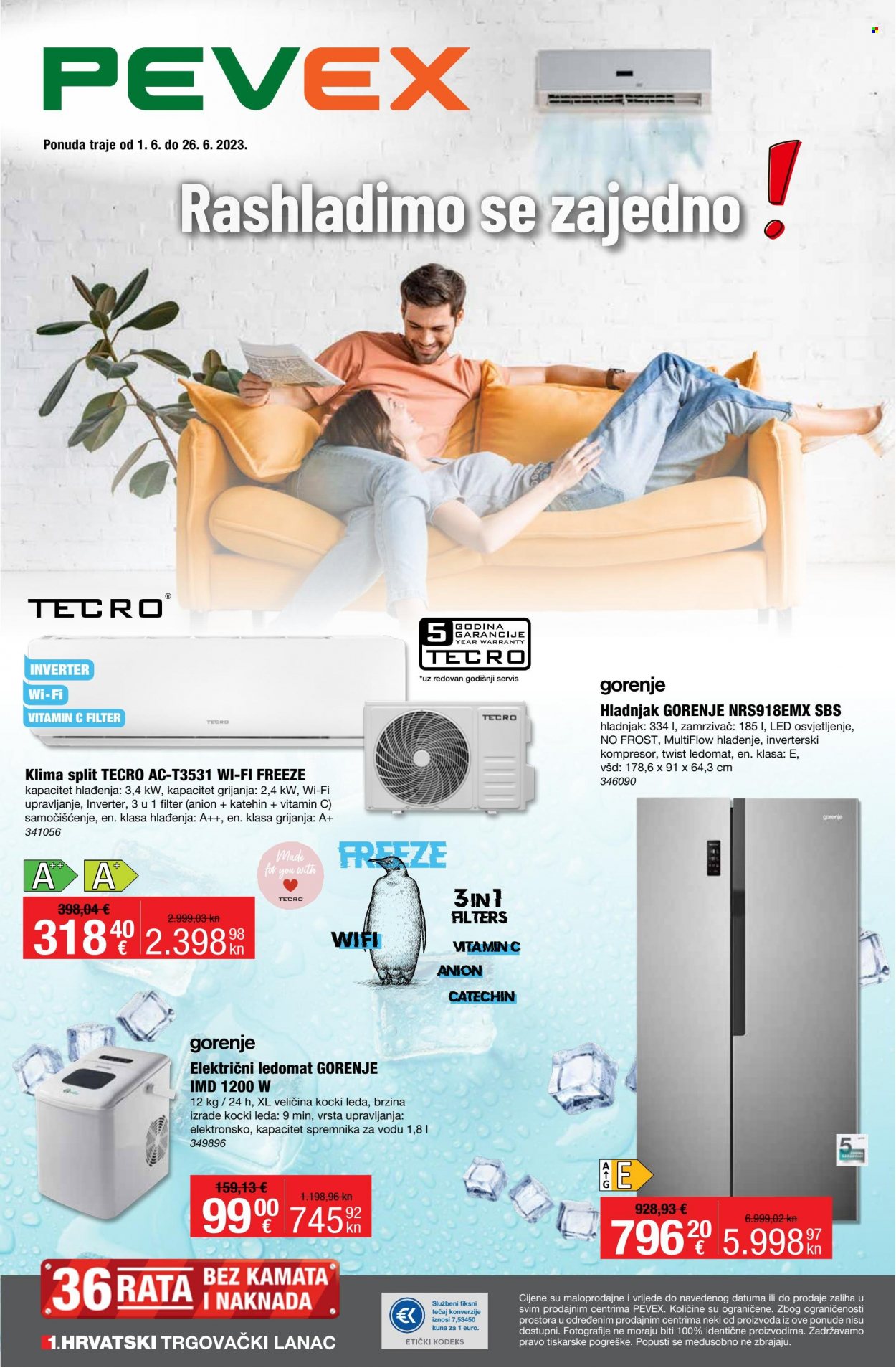 Pevex katalog - 01.06.2023. - 26.06.2023. Stranica 1
