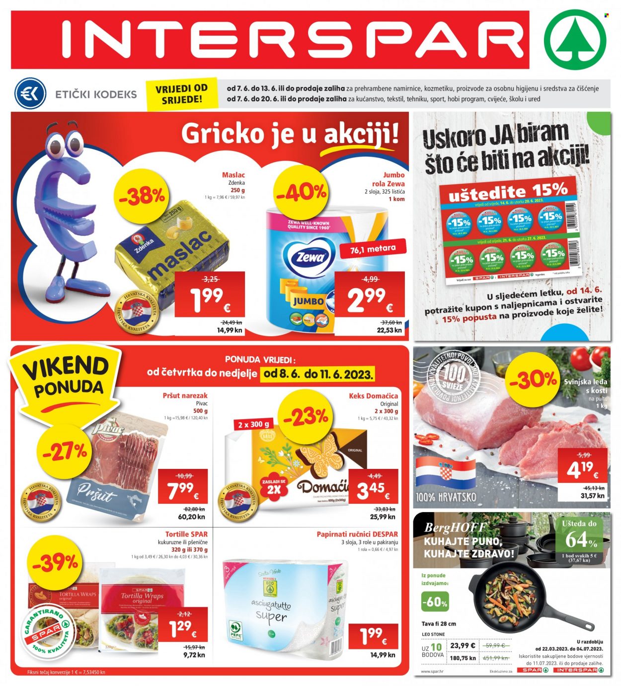 INTERSPAR katalog - 07.06.2023. - 13.06.2023. Stranica 1