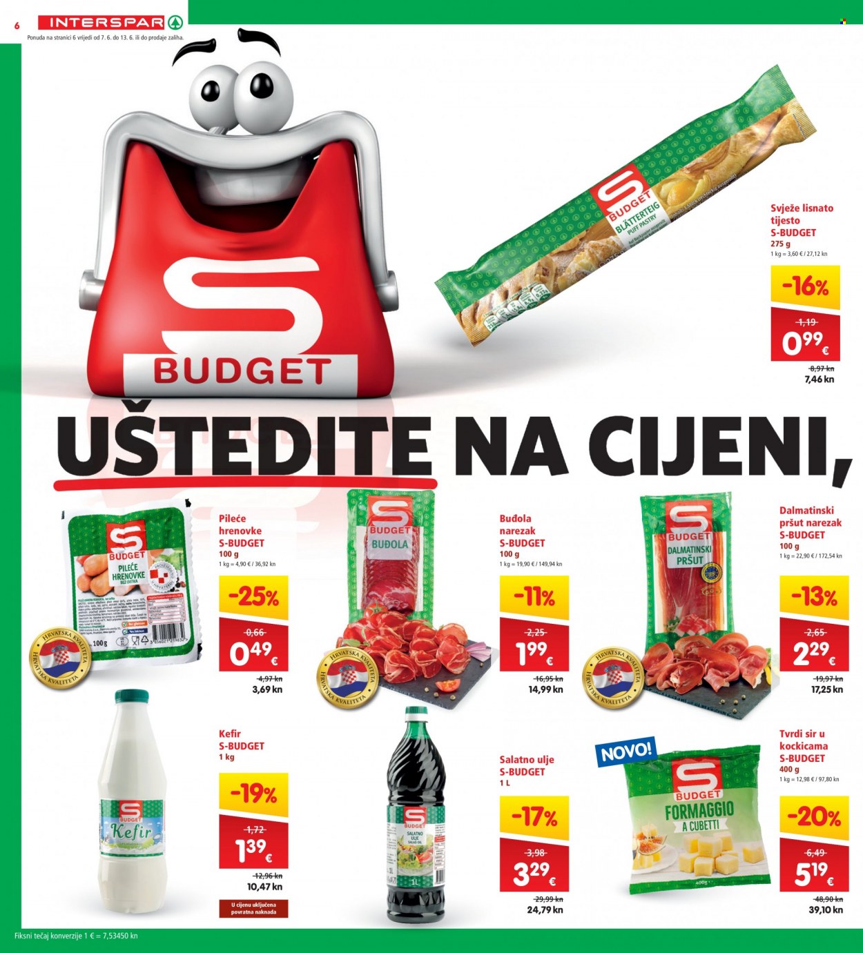 INTERSPAR katalog - 07.06.2023. - 13.06.2023. Stranica 6