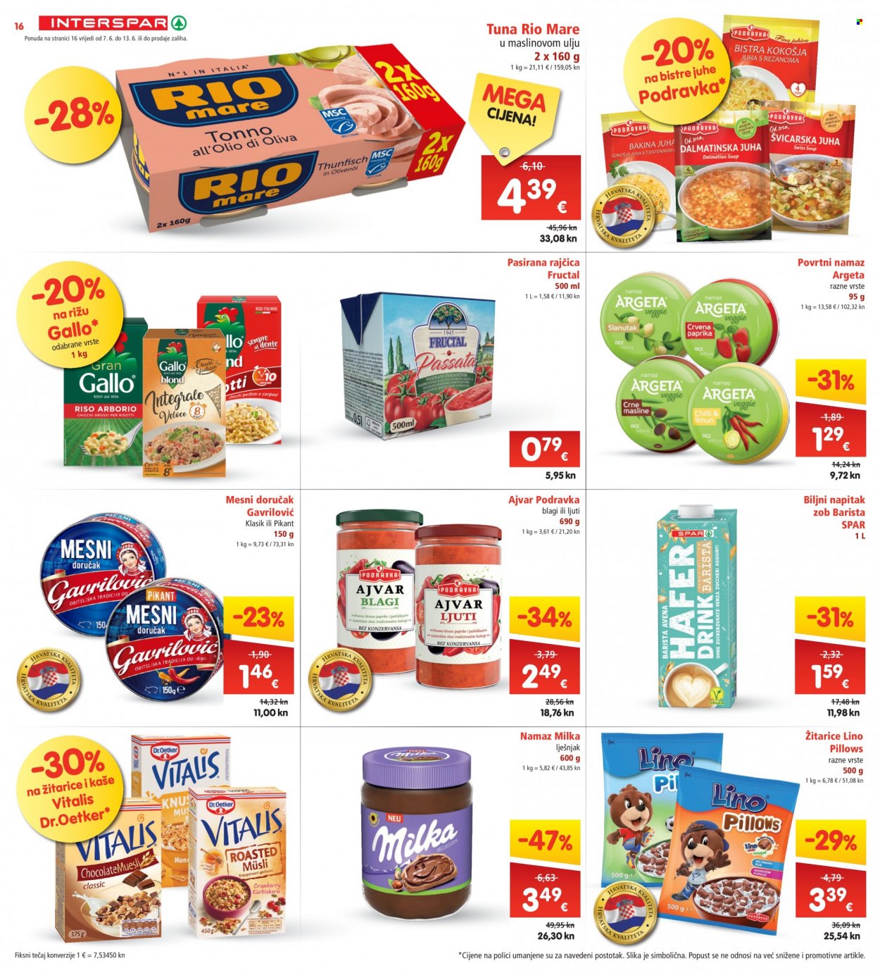 INTERSPAR katalog - 07.06.2023. - 13.06.2023. Stranica 16
