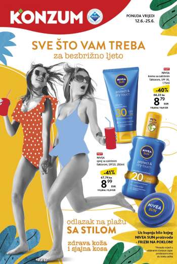 Leták Konzum - 12.6.2023 - 25.6.2023.