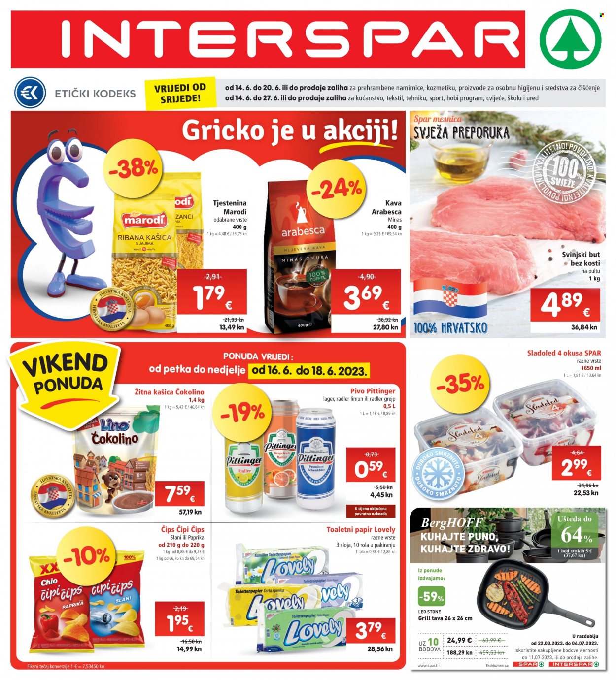 INTERSPAR katalog - 14.06.2023. - 20.06.2023. Stranica 1