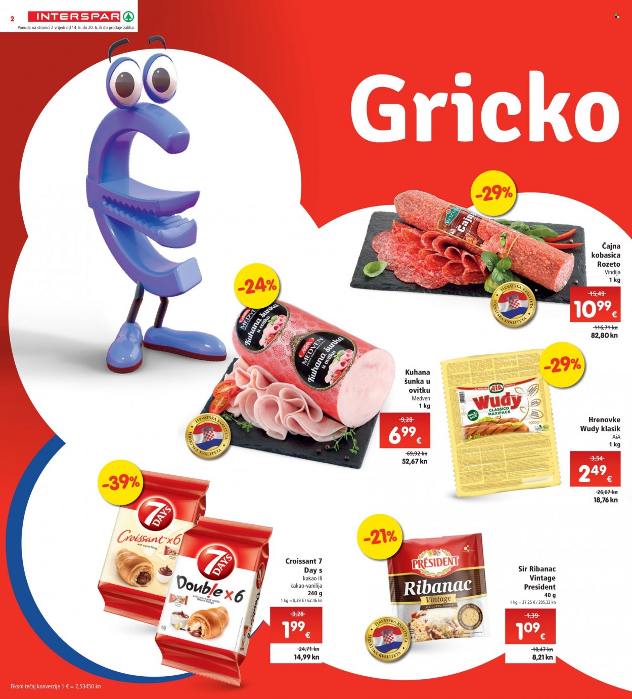 INTERSPAR katalog - 14.06.2023. - 20.06.2023. Stranica 2