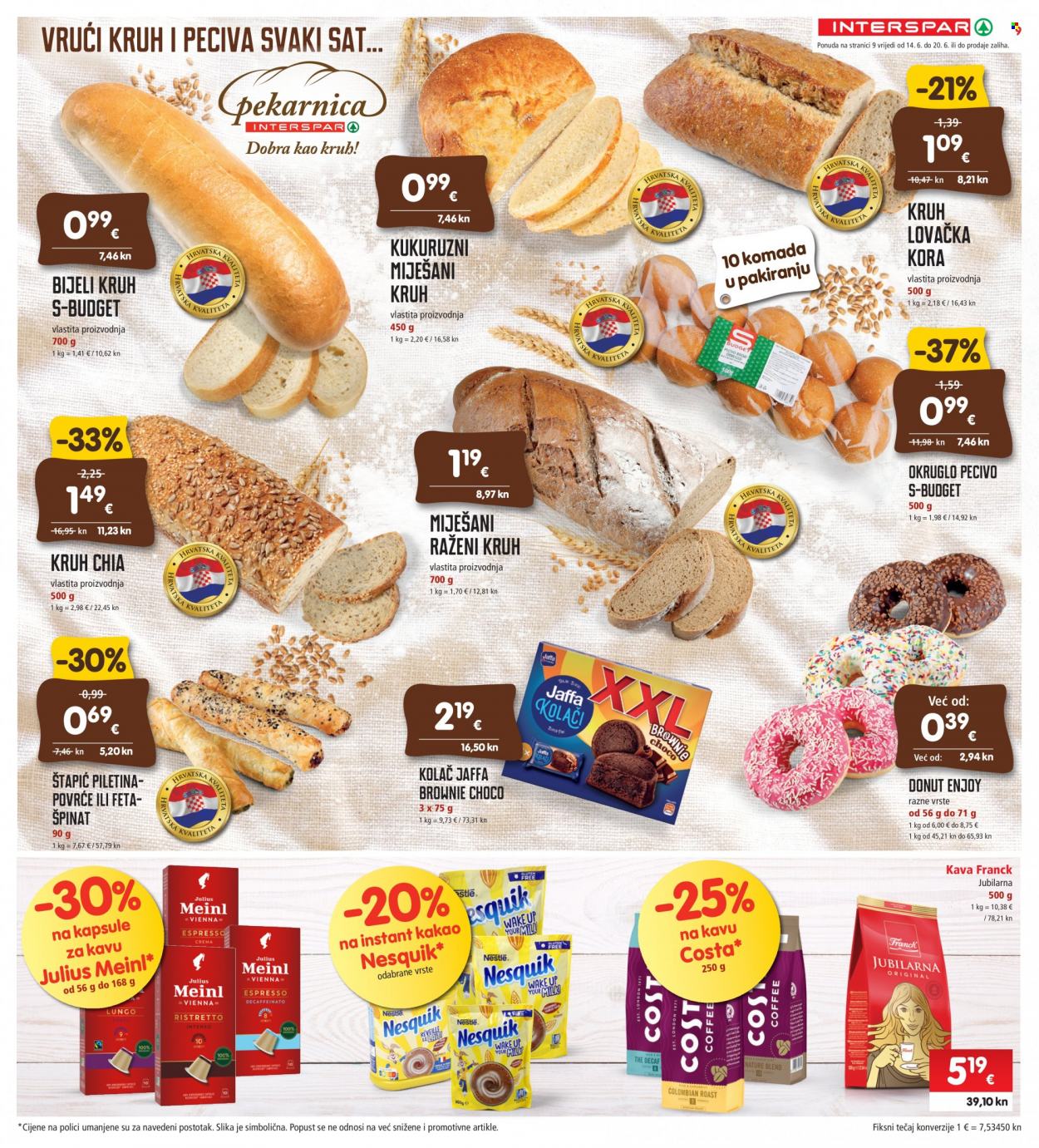 INTERSPAR katalog - 14.06.2023. - 20.06.2023. Stranica 9