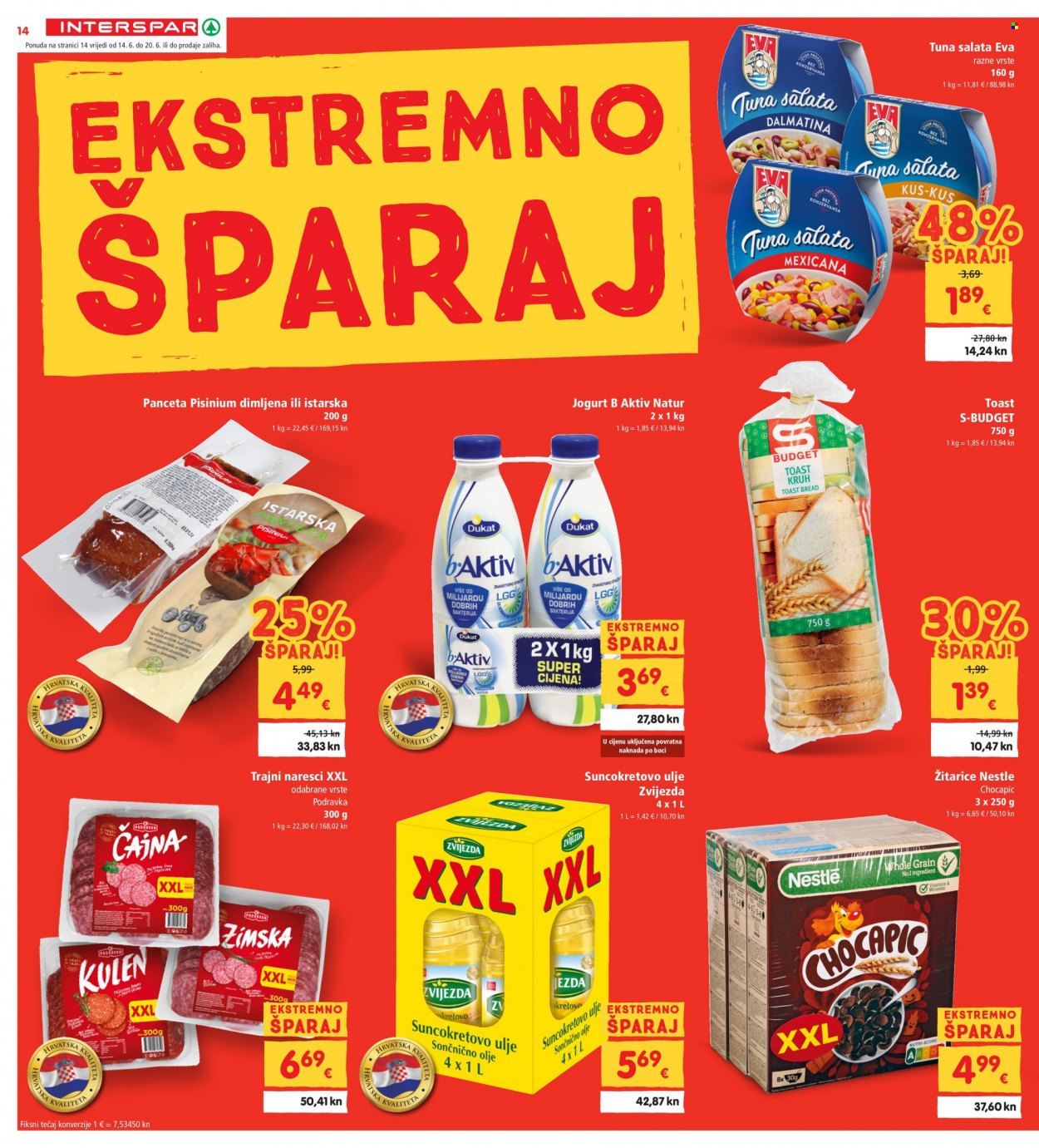 INTERSPAR katalog - 14.06.2023. - 20.06.2023. Stranica 14