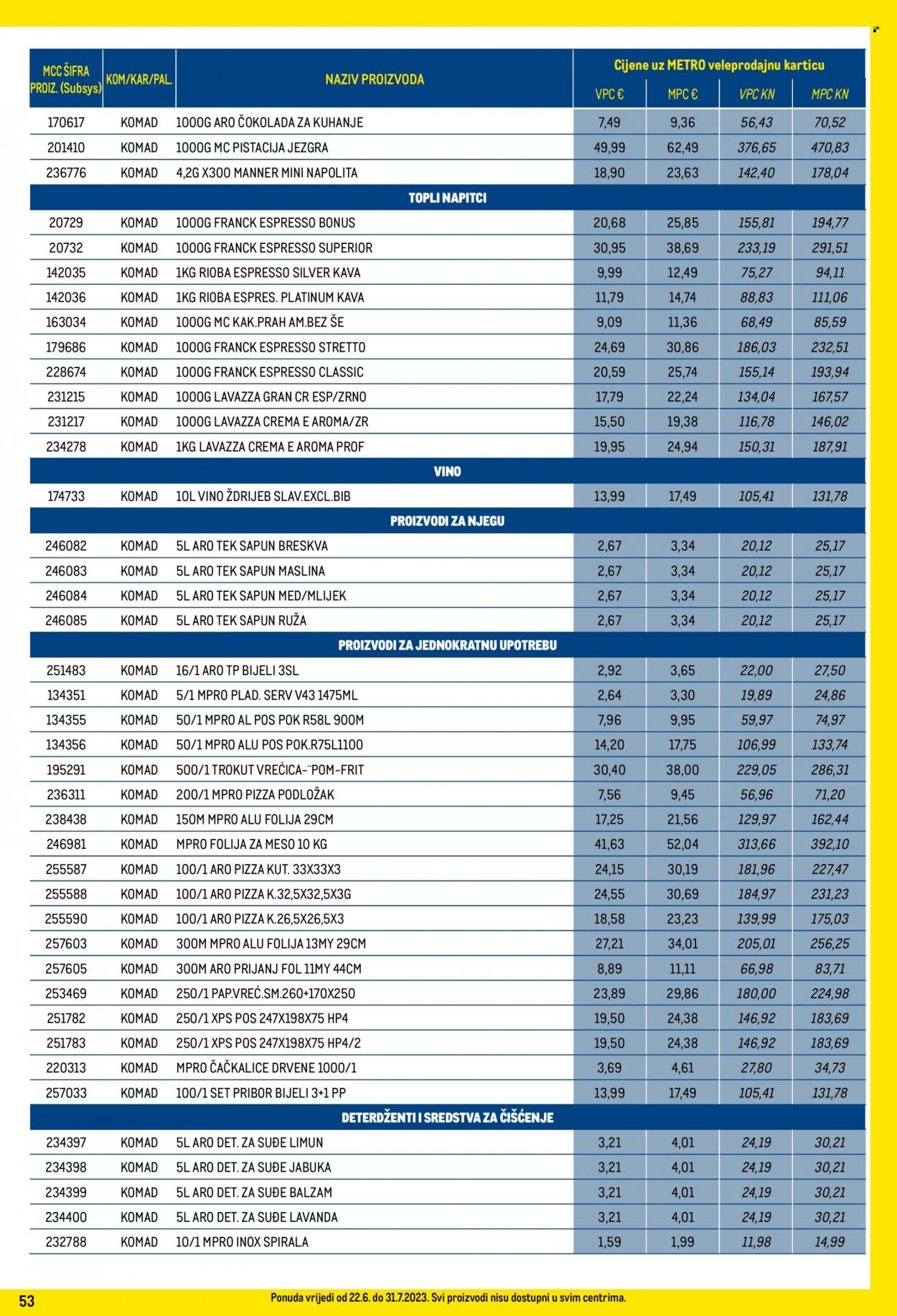 Metro katalog - 22.06.2023. - 31.07.2023. Stranica 53