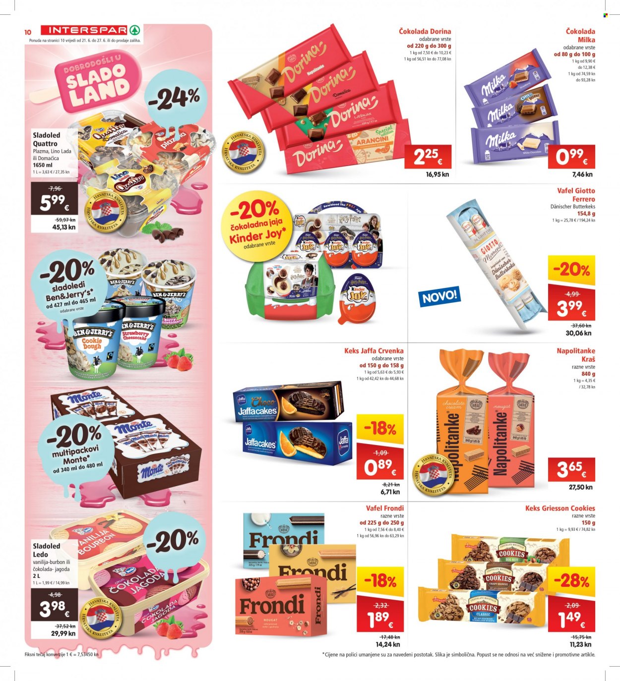 INTERSPAR katalog - 21.06.2023. - 27.06.2023. Stranica 10