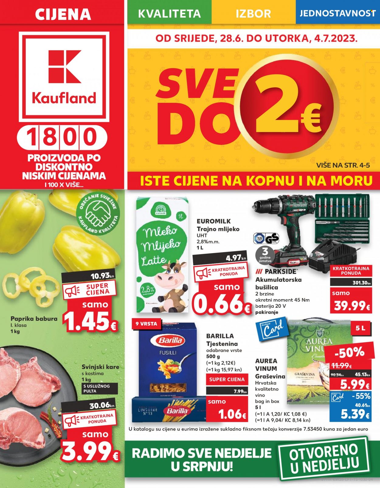 Kaufland katalog - 28.06.2023. - 04.07.2023. Stranica 1