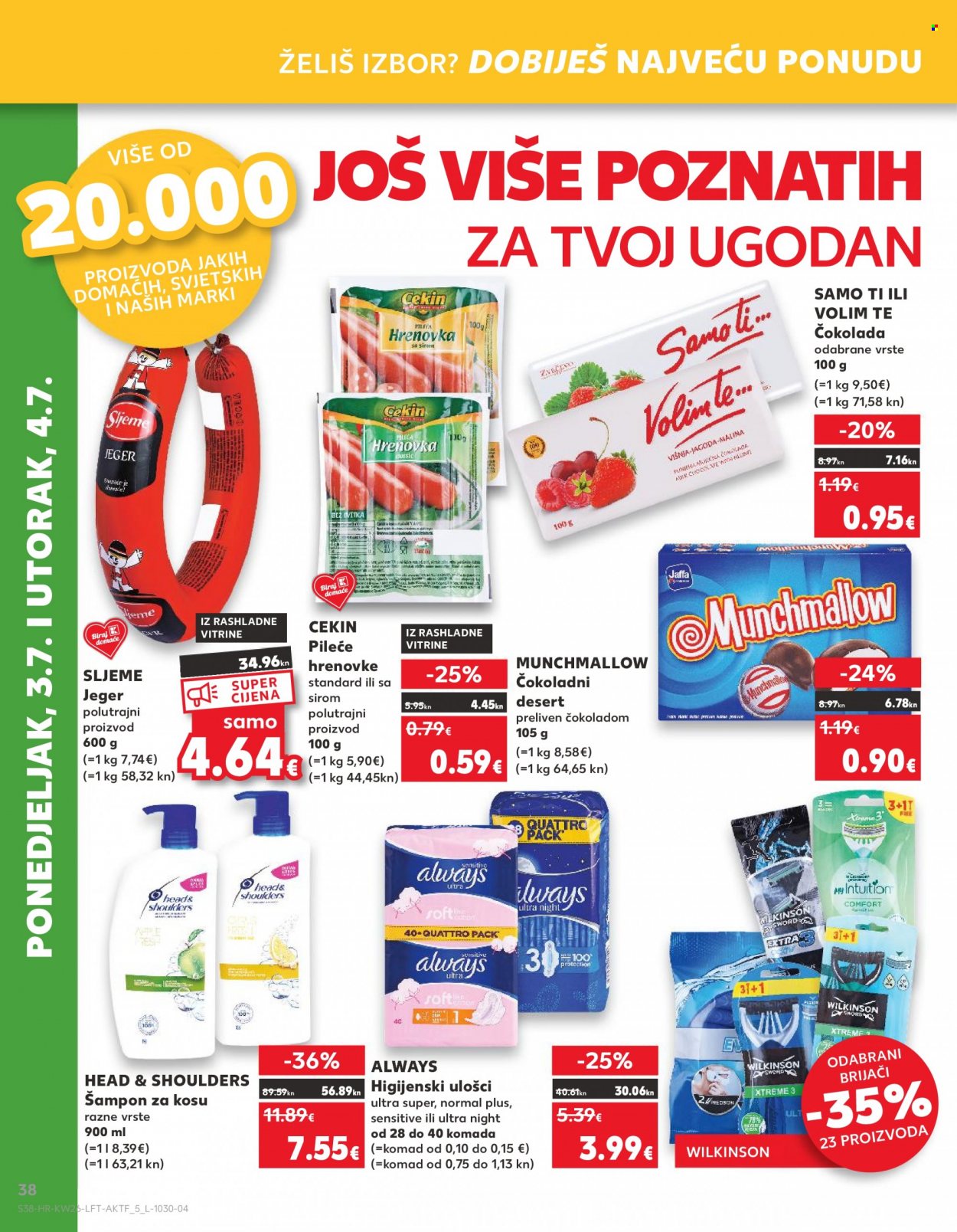 Kaufland katalog - 28.06.2023. - 04.07.2023. Stranica 38