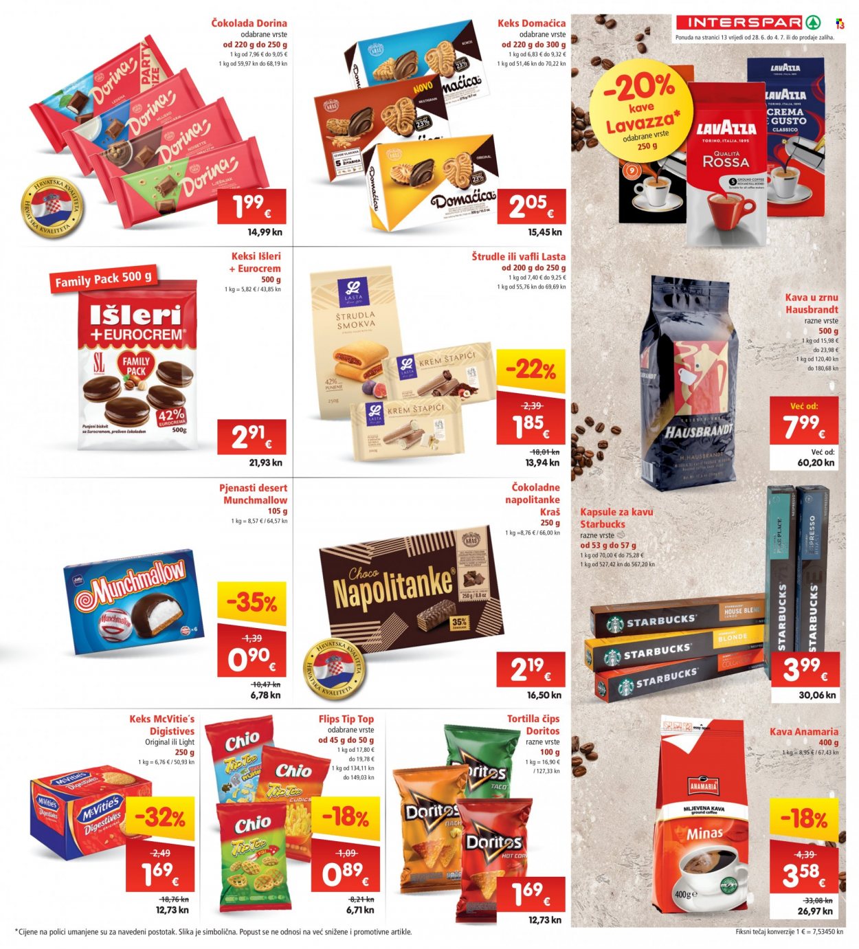 INTERSPAR katalog - 28.06.2023. - 04.07.2023. Stranica 13